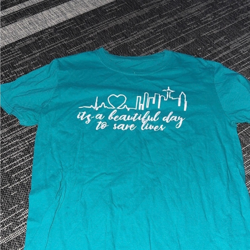 Teal Graphic T-Shirt